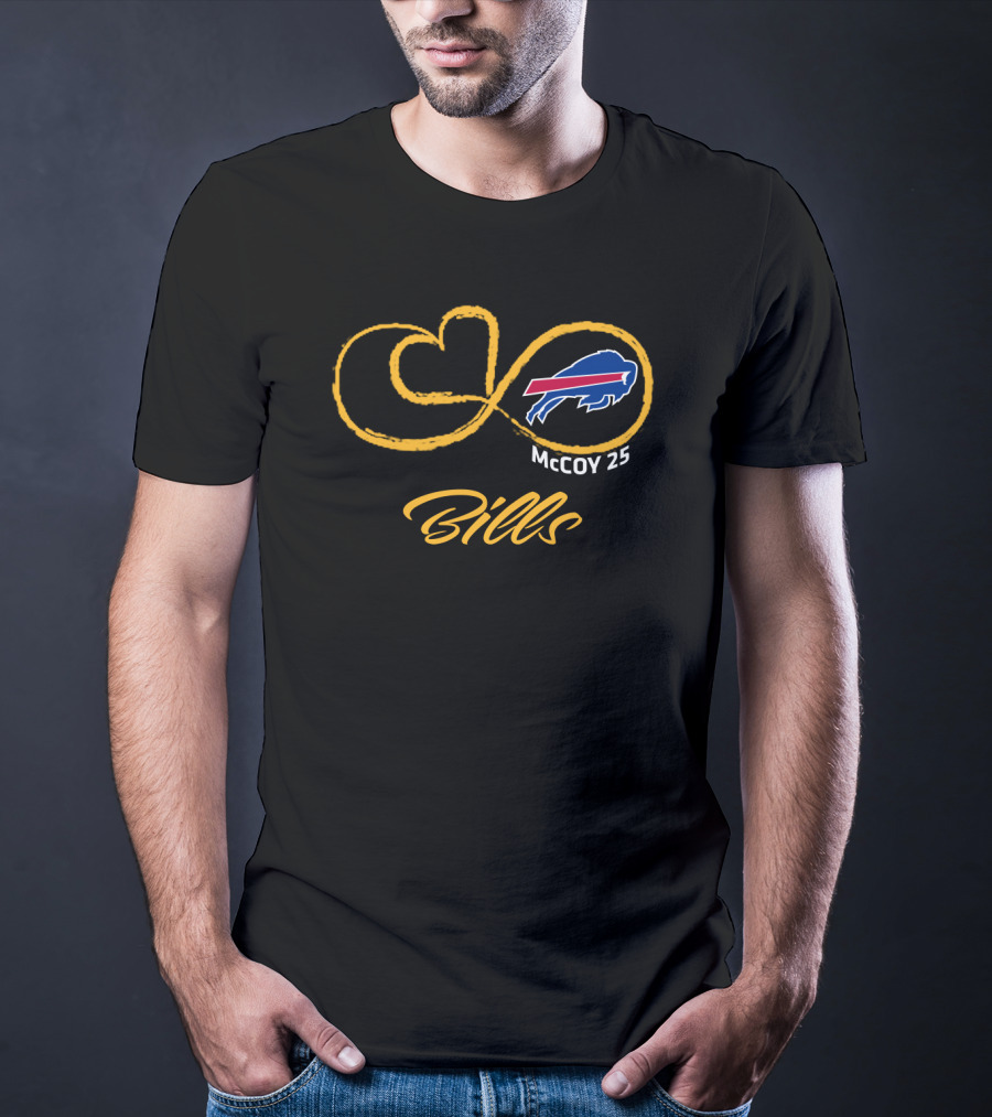 Buffalo Bills Mccoy 25 Infinity Symbol T-Shirt