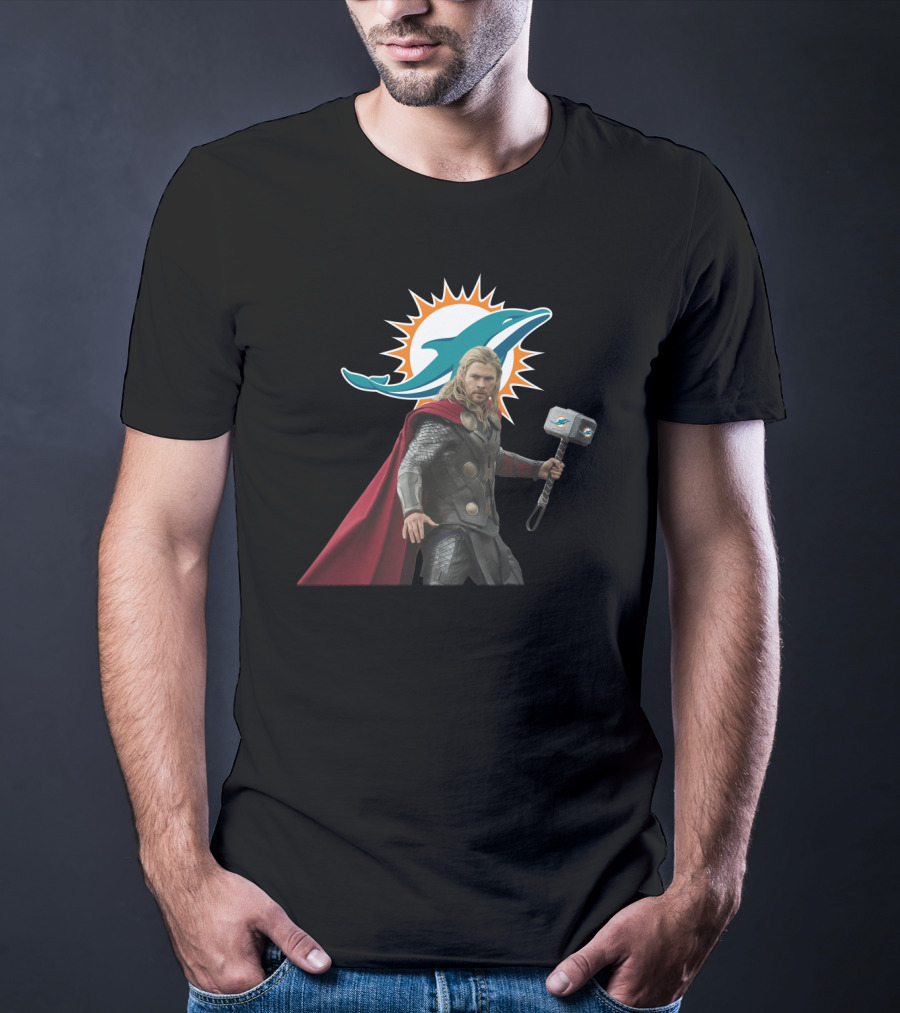 Miami Dolphins Thor Crossover T-Shirt