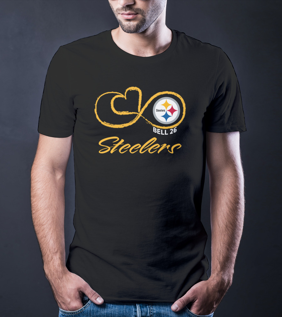 Steelers Bell 26 Infinity Pittsburgh T-Shirt