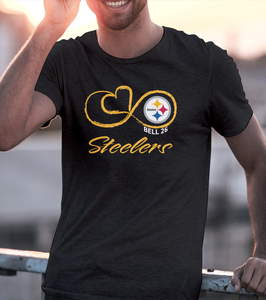 Steelers Bell 26 Infinity Pittsburgh T-Shirt