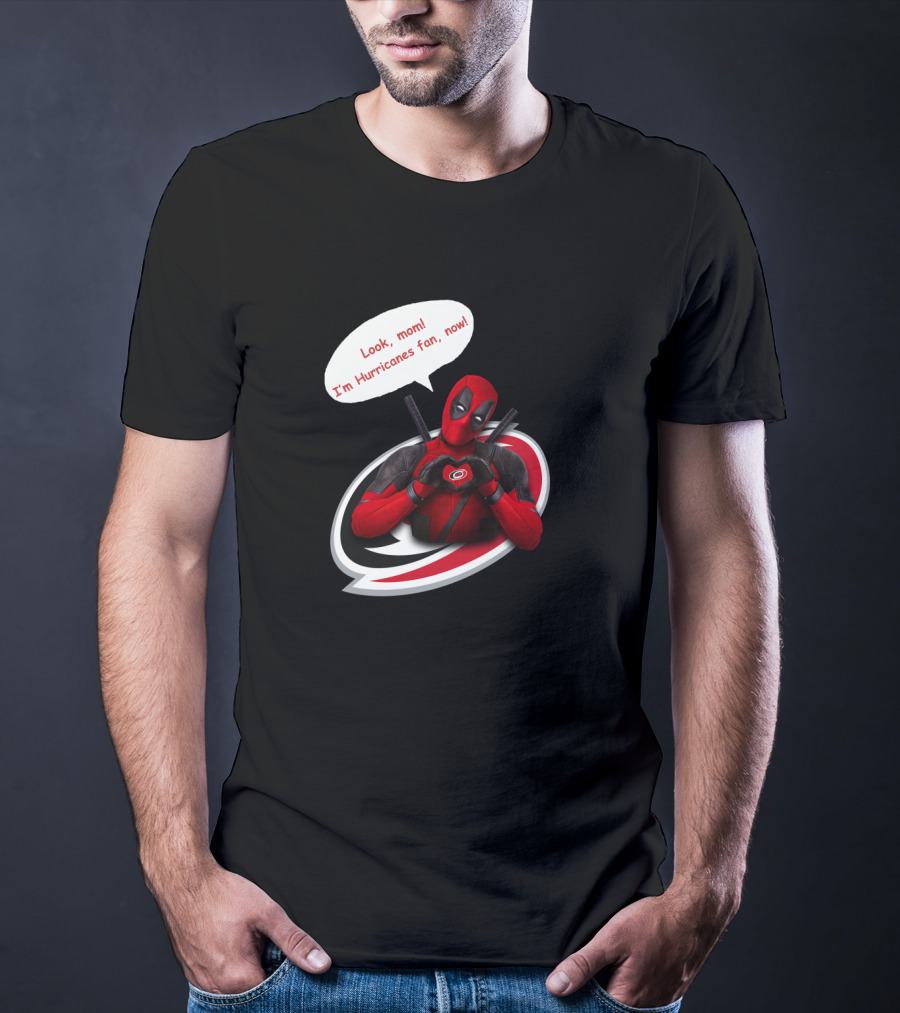 Carolina Hurricanes Look Mom I'm Hurricanes Fan Now T-Shirt