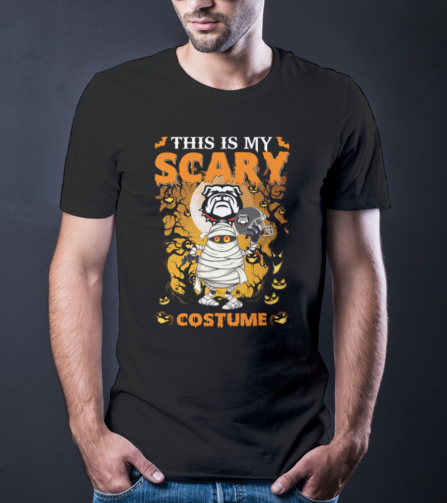 This Is My Scary Costume Halloween Georgia Bulldogs Football T-Shirt
