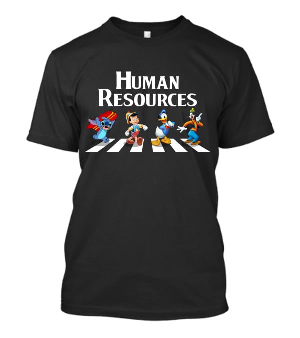 Human Resources Abbey Road Characters T-Shirt