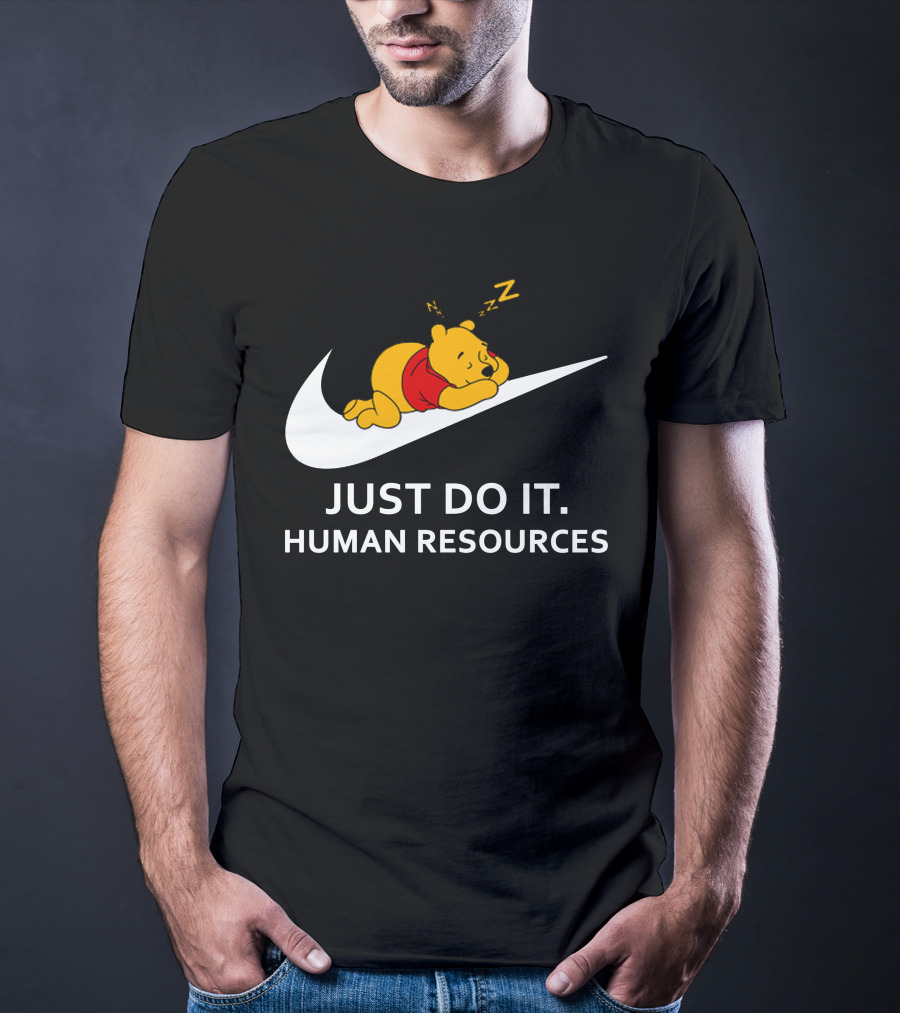 Winnie The Pooh Sleeping Human Resources Zzz T-Shirt