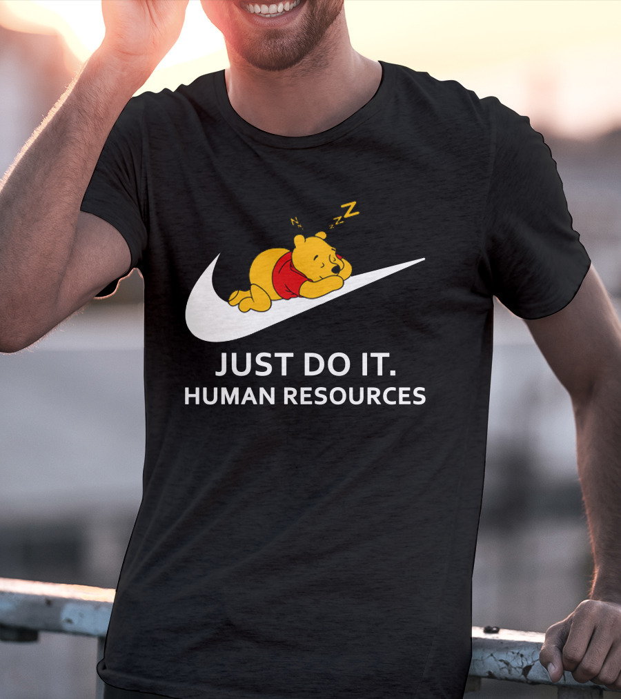 Winnie The Pooh Sleeping Human Resources Zzz T-Shirt