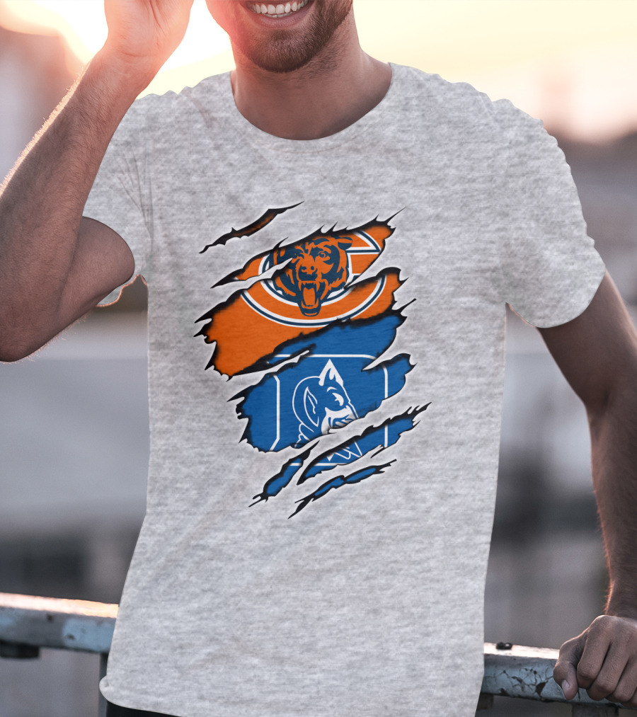 Chicago Bears Duke Blue Devils T-Shirt