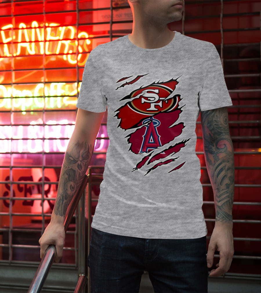 49ers SF Angels A Logo Fusion T-Shirt