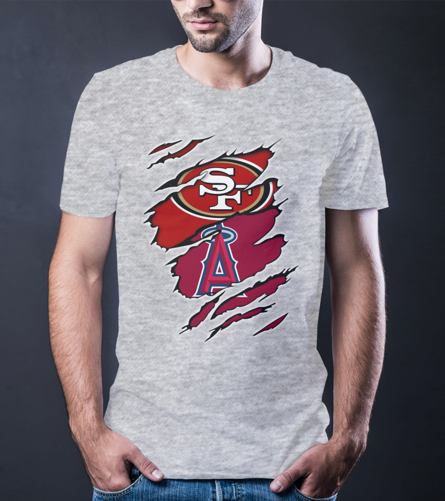 49ers SF Angels A Logo Fusion T-Shirt