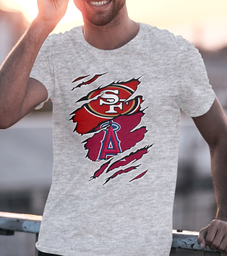 49ers SF Angels A Logo Fusion T-Shirt