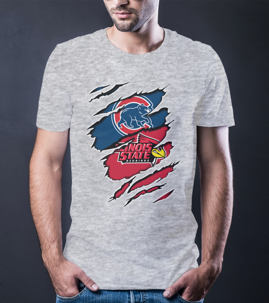 Cubs Illinois State Redbirds T-Shirt