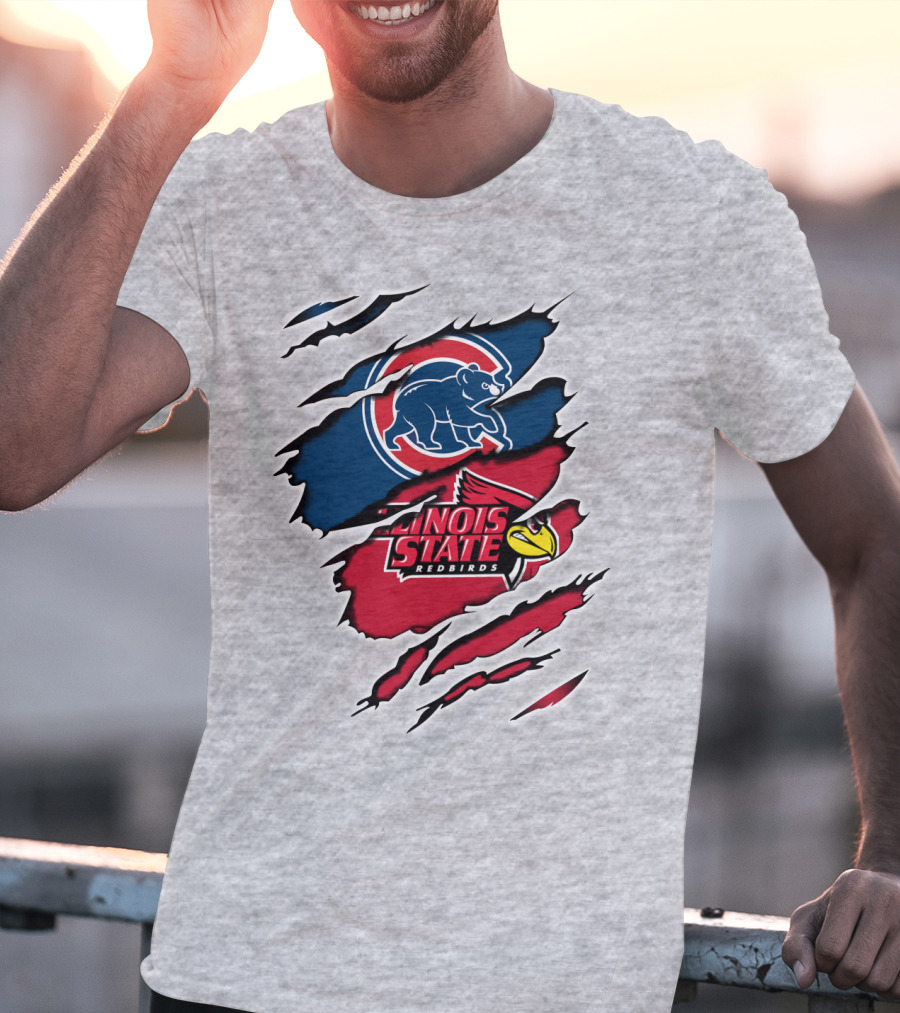 Cubs Illinois State Redbirds T-Shirt