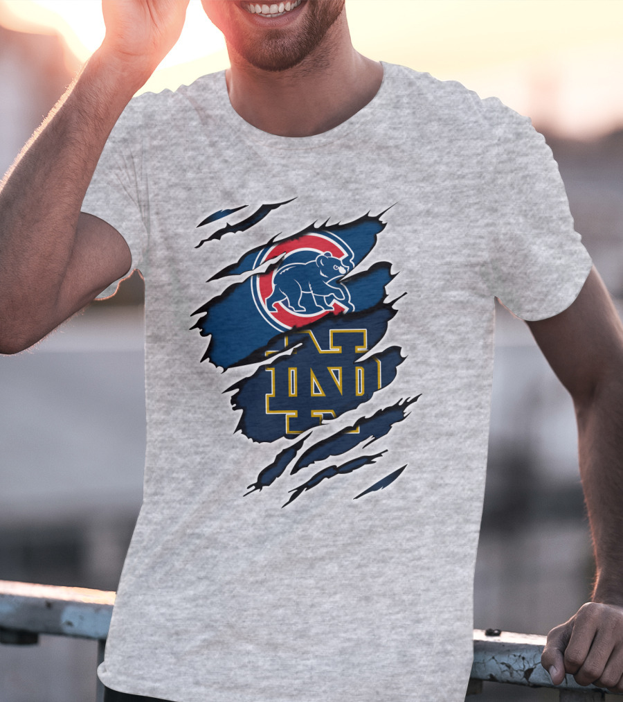 Cubs Notre Dame Rip T-Shirt