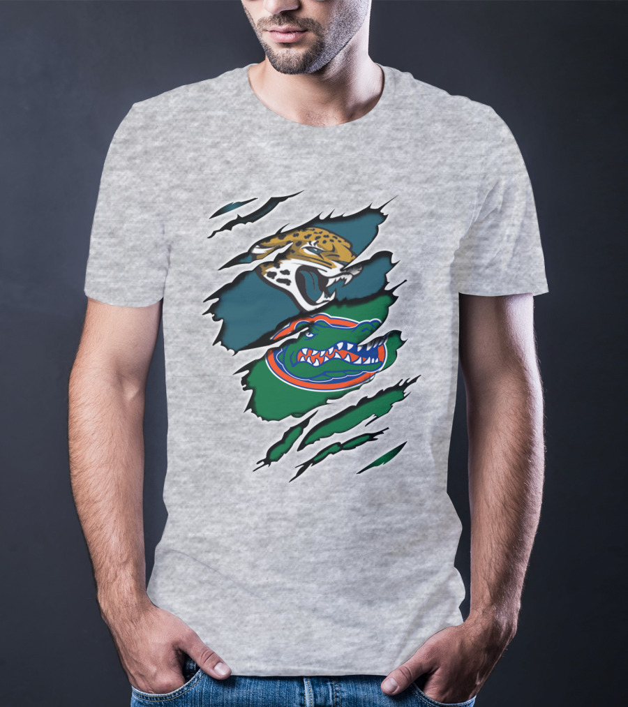 Nfl Jaguars Gators Florida Football Team Rivalry T-Shirt