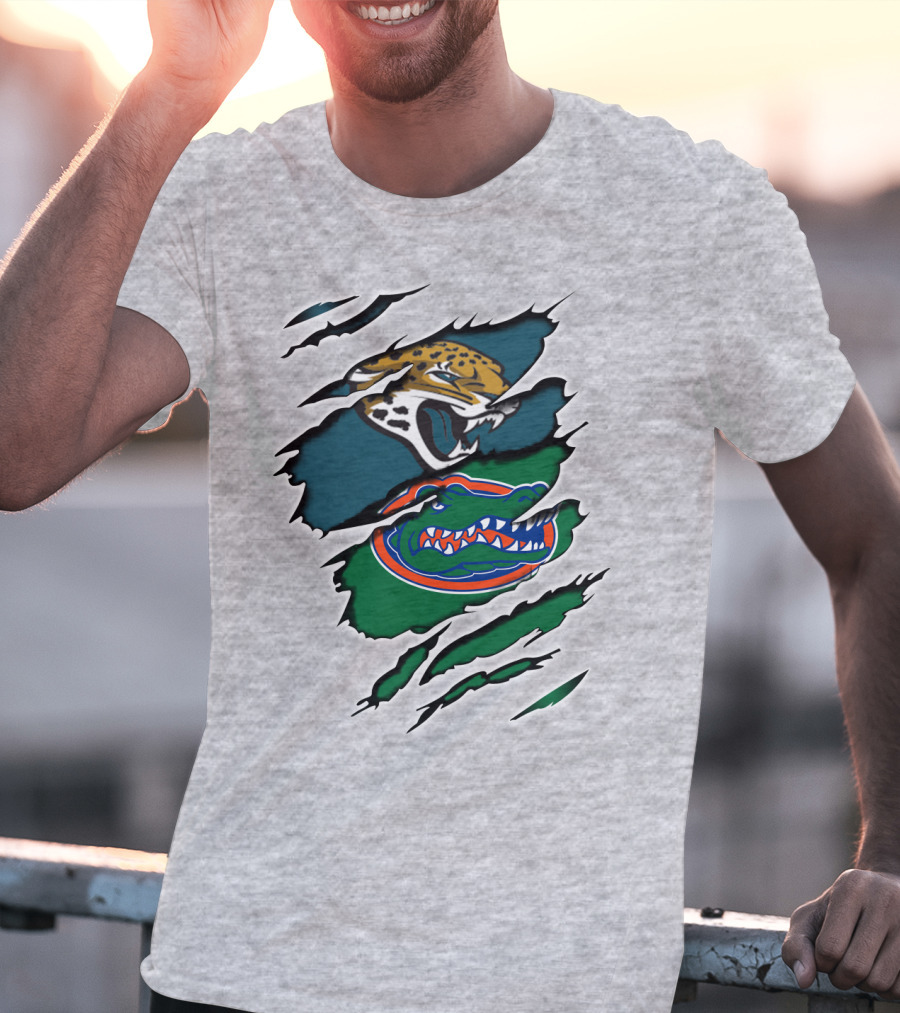 Nfl Jaguars Gators Florida Football Team Rivalry T-Shirt