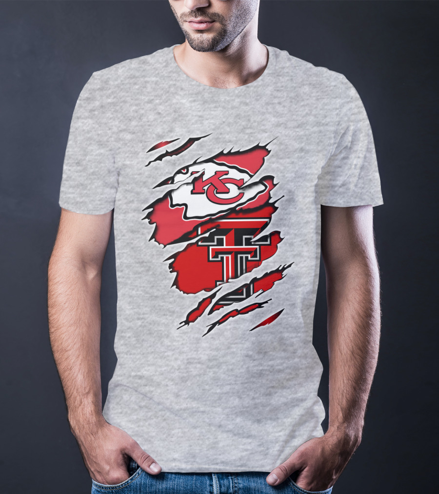 Kansas City Chiefs Texas Tech University Red Raiders Chiefs Texas T-Shirt