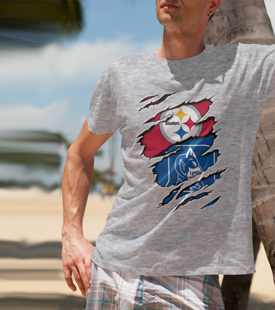 Steelers Duke Logo Fusion T-Shirt