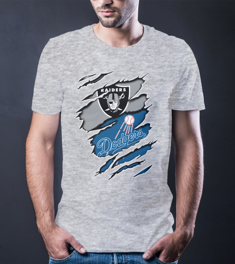 Raiders Dodgers Raiders Dodgers T-Shirt