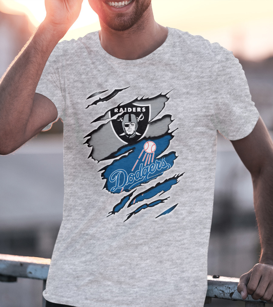 Raiders Dodgers Raiders Dodgers T-Shirt