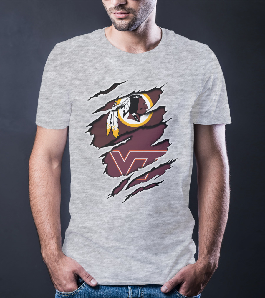 Redskins Hokiers Redskins Hokies Vt T-Shirt