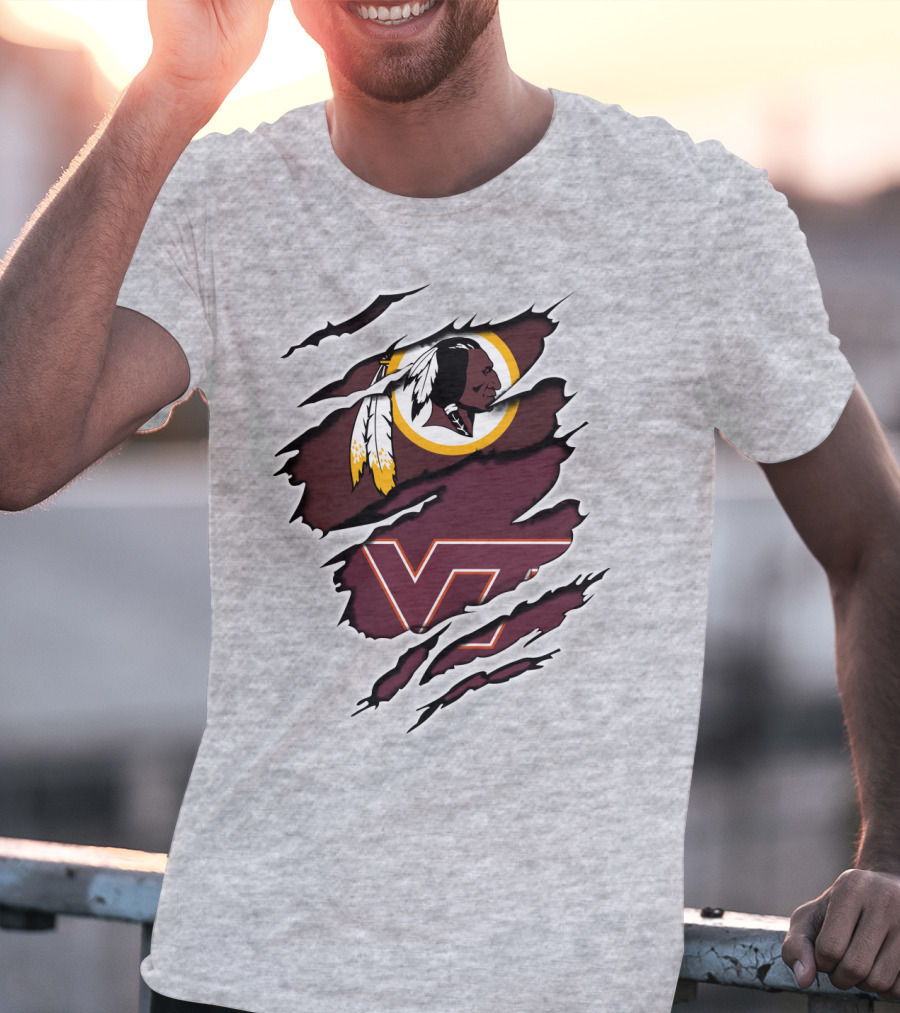 Redskins Hokiers Redskins Hokies Vt T-Shirt