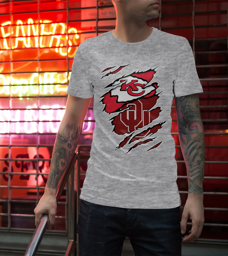 KC Chiefs Oklahoma Sooners T-Shirt