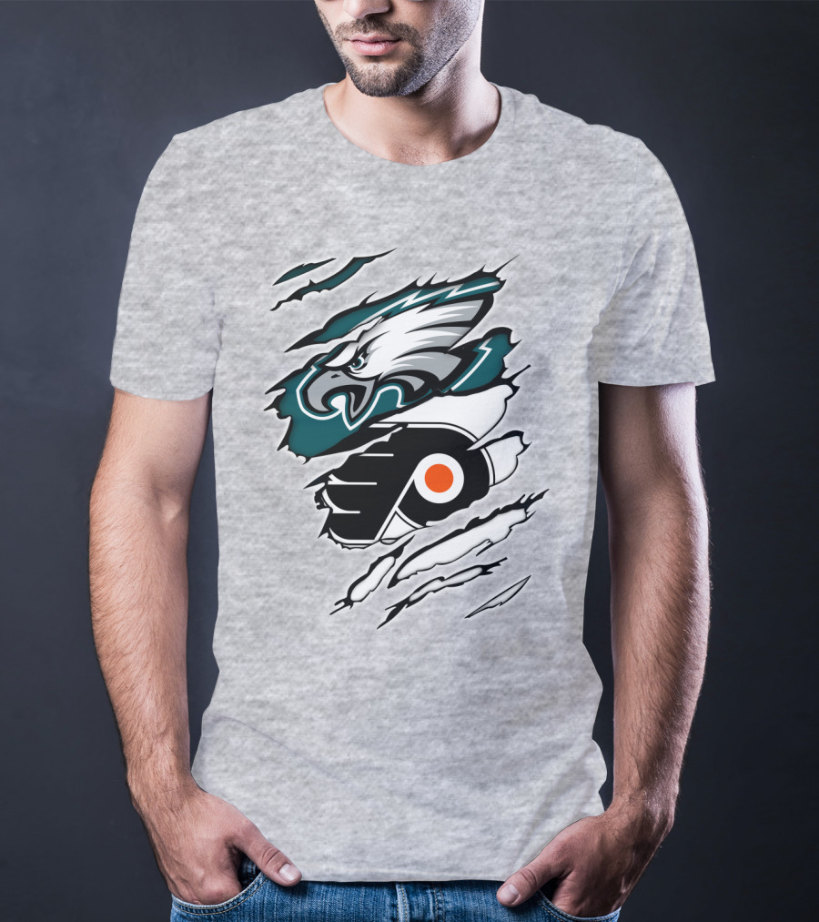 Philadelphia Eagles Flyers Team Fusion T-Shirt