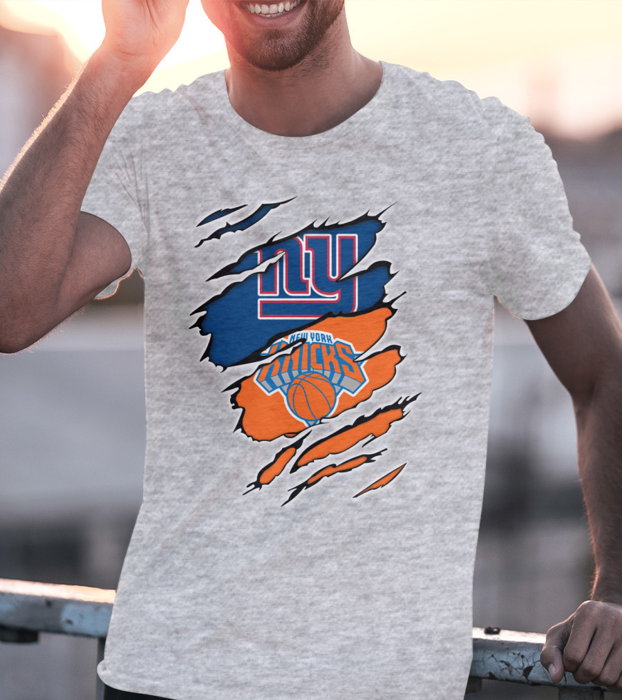 New York Giants Knicks Layered T-Shirt