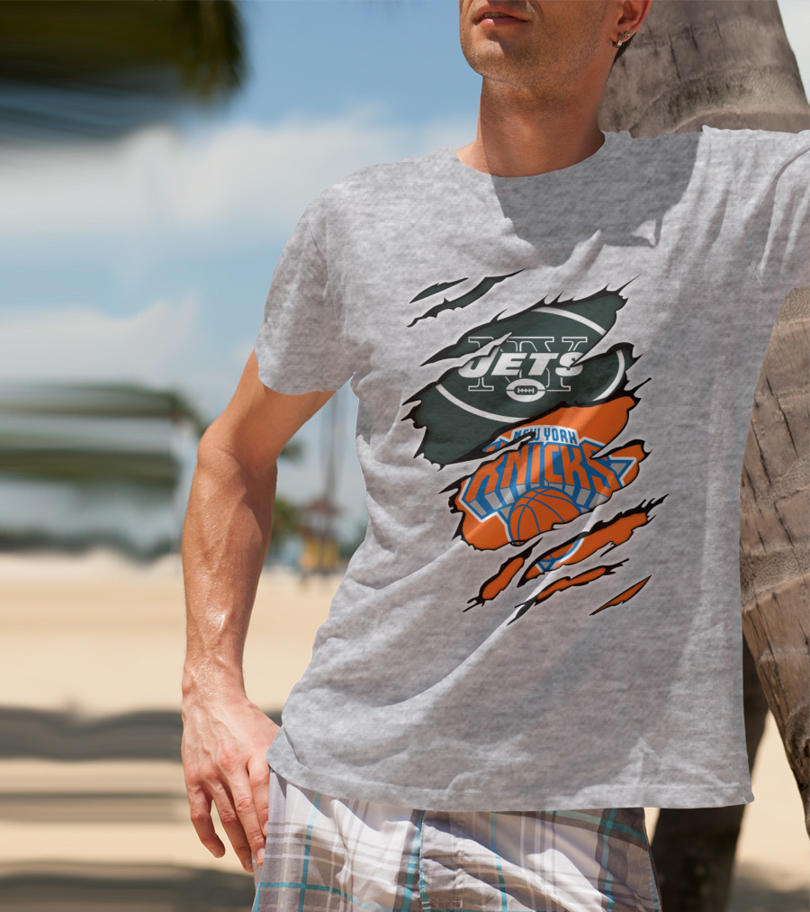 Jets Knicks New York Sports Fans T-Shirt