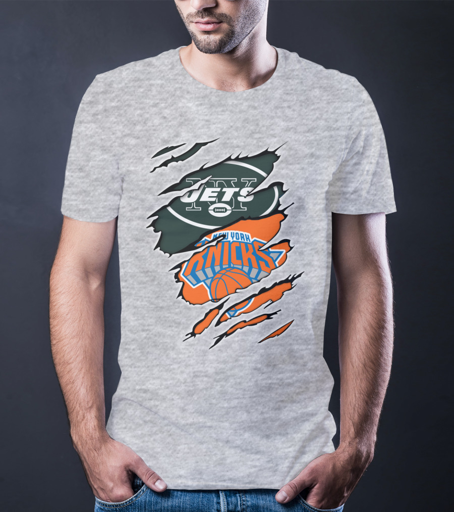 Jets Knicks New York Sports Fans T-Shirt