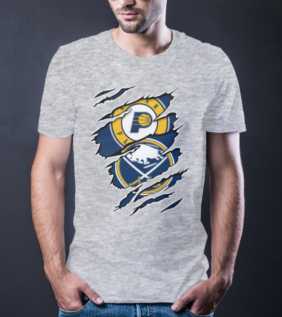 Indiana Pacers Buffalo Sabres Crossover T-Shirt