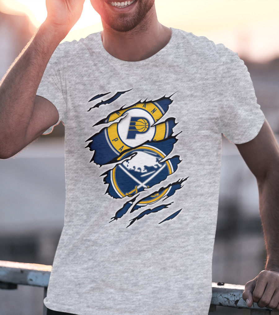 Indiana Pacers Buffalo Sabres Crossover T-Shirt