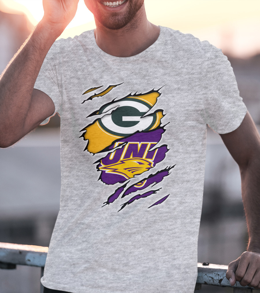 Packers UNI Logo Torn T-Shirt