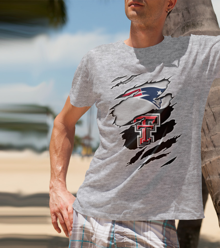 Patriots Texas Tech Double T Logo Fusion T-Shirt