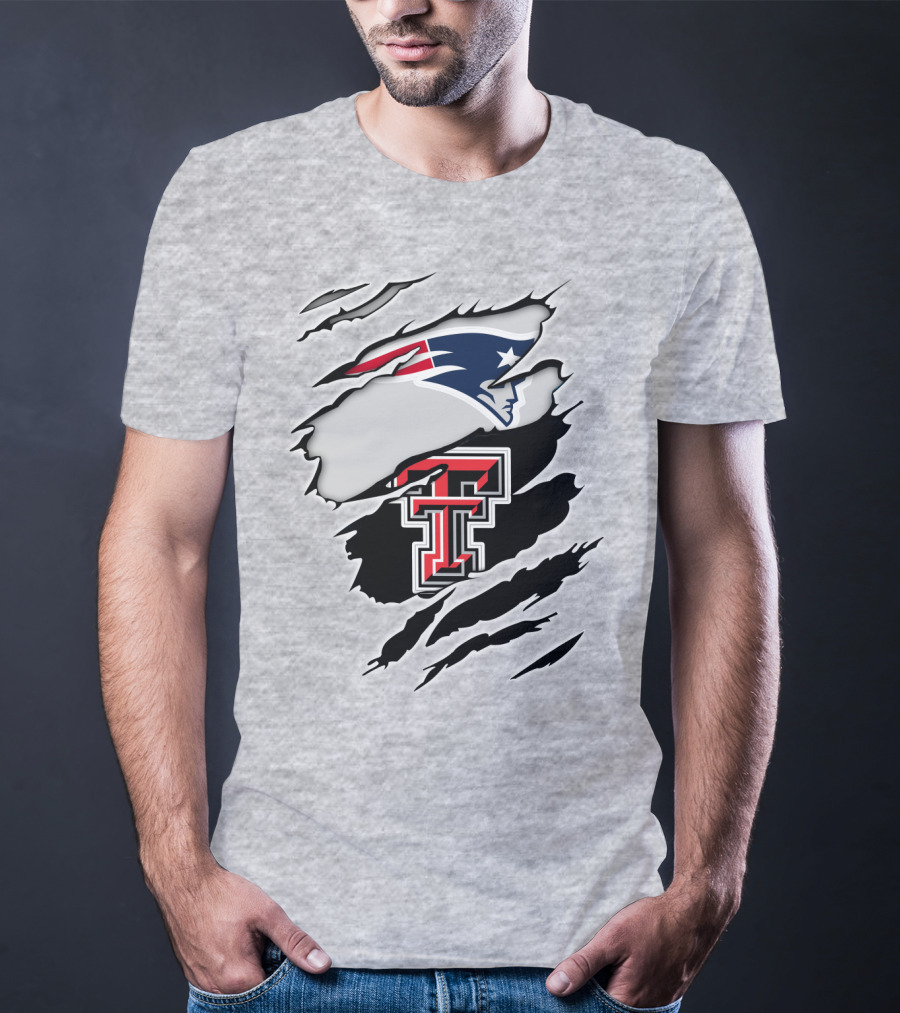 Patriots Texas Tech Double T Logo Fusion T-Shirt