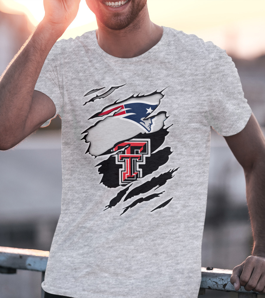 Patriots Texas Tech Double T Logo Fusion T-Shirt