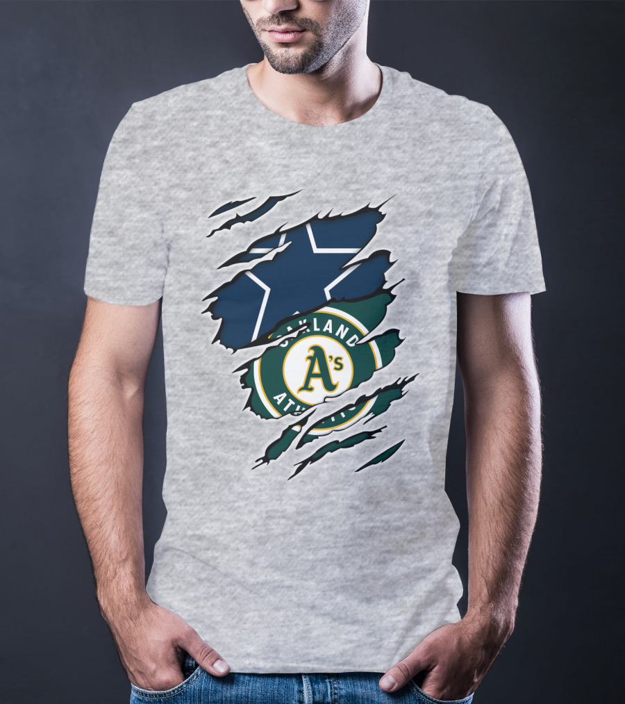 Oakland Athletics Cowboys Star Burst T-Shirt