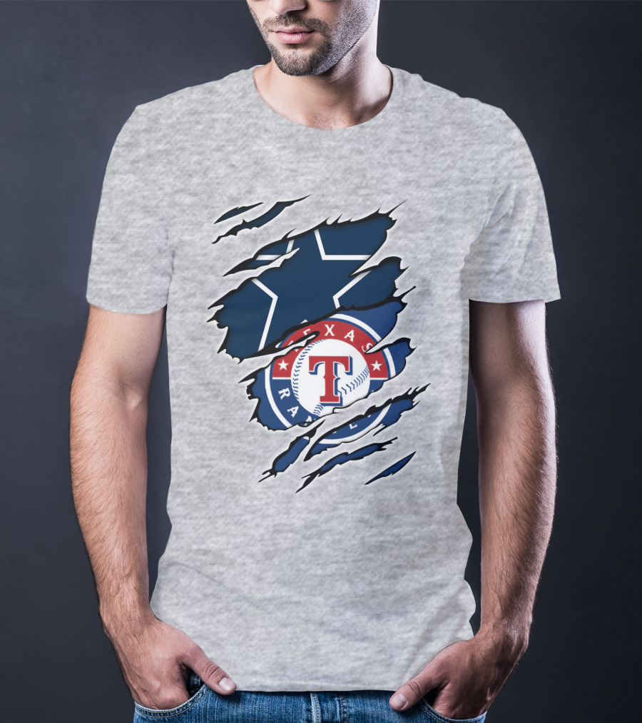 Dallas Cowboys Texas Rangers Fusion T-Shirt