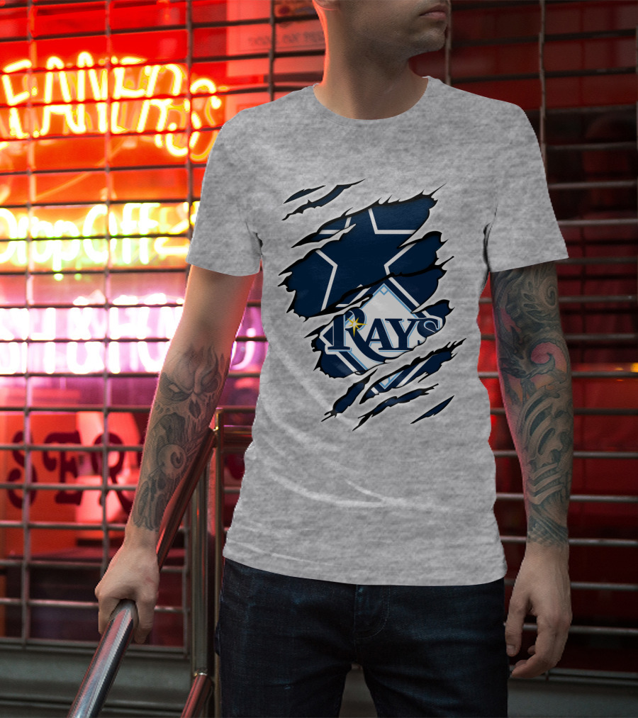 Cowboys Rays Star Tear T-Shirt
