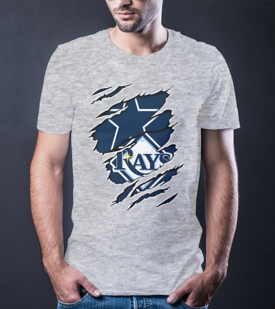 Cowboys Rays Star Tear T-Shirt
