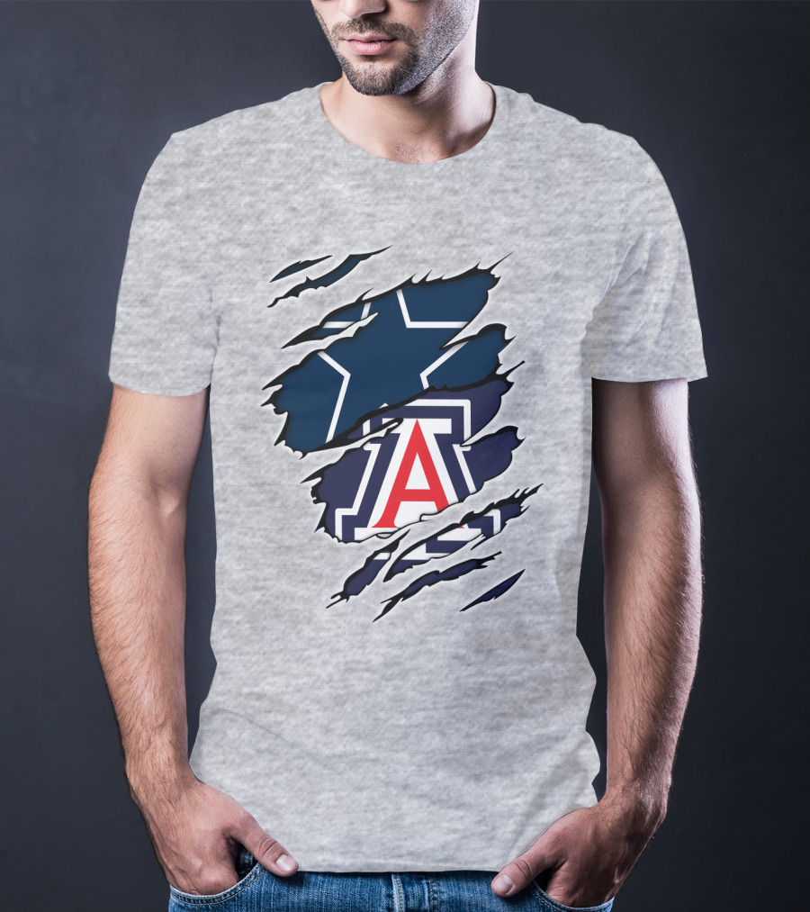 Dallas Cowboys Arizona Wildcats Collaboration T-Shirt