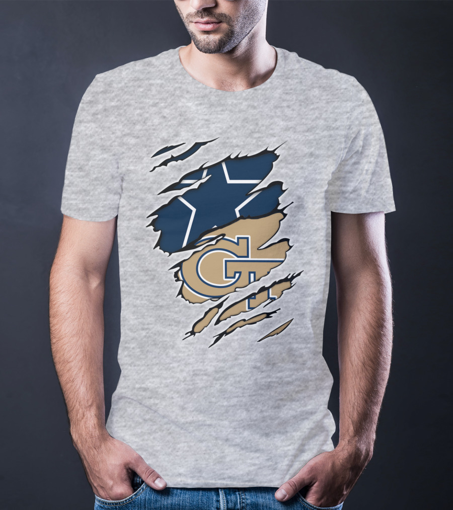 Cowboys GT Tech Dual Logo Blend T-Shirt