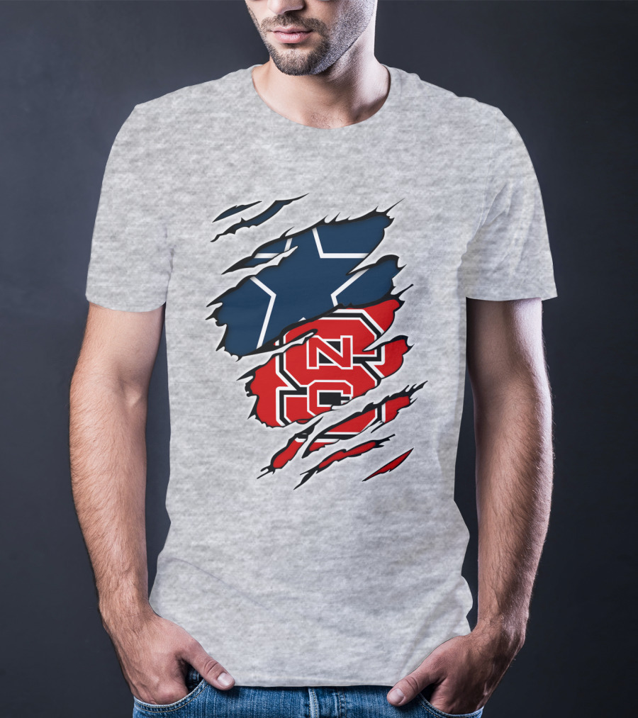 NC State Cowboys Logo With Star T-Shirt