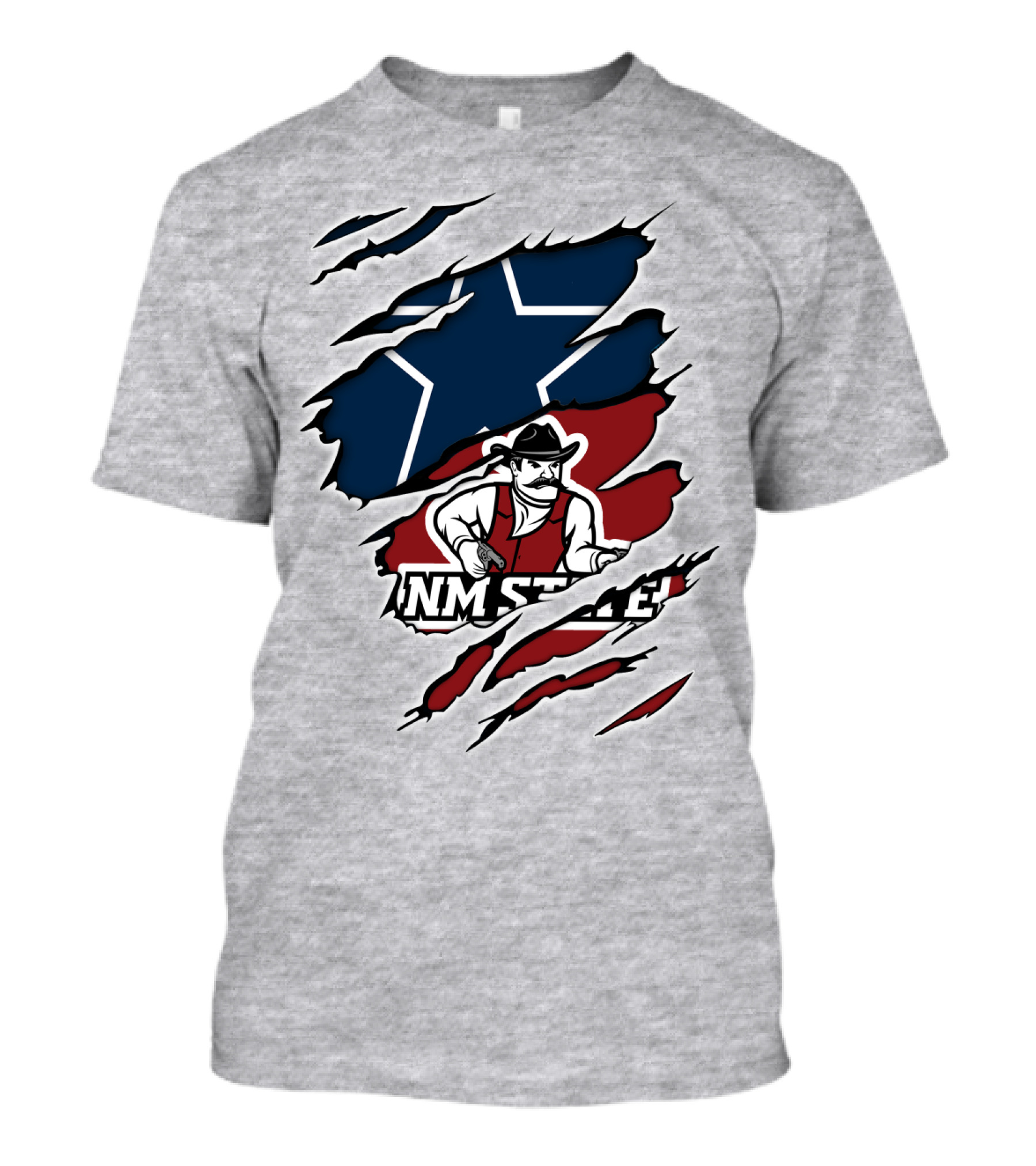 NM State Cowboys Western Star T-Shirt