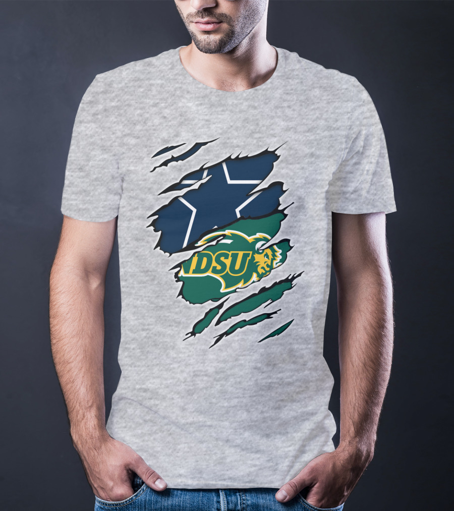 Cowboys NDSU Bison Dallas Pride T-Shirt