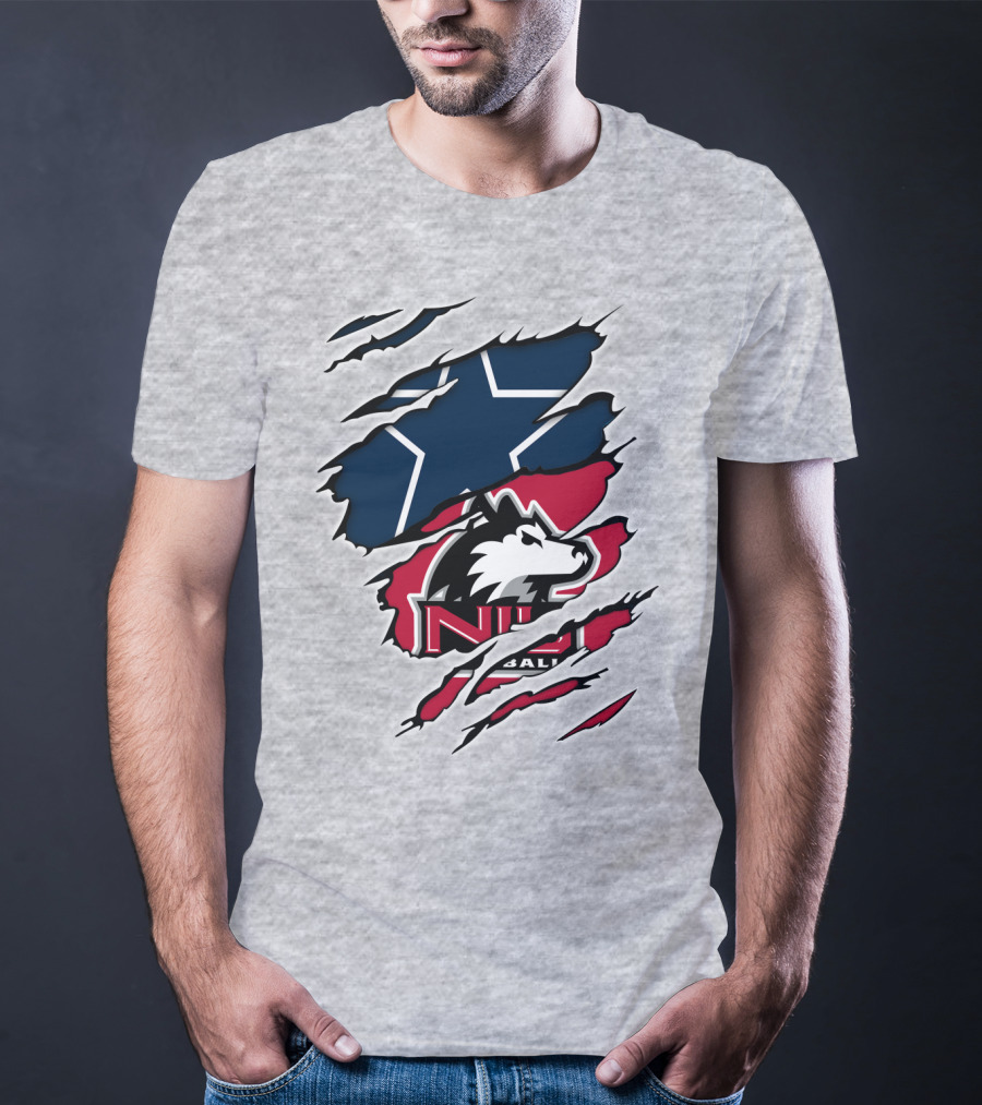 Northern Illinois Huskies Cowboys Star Emblem T-Shirt