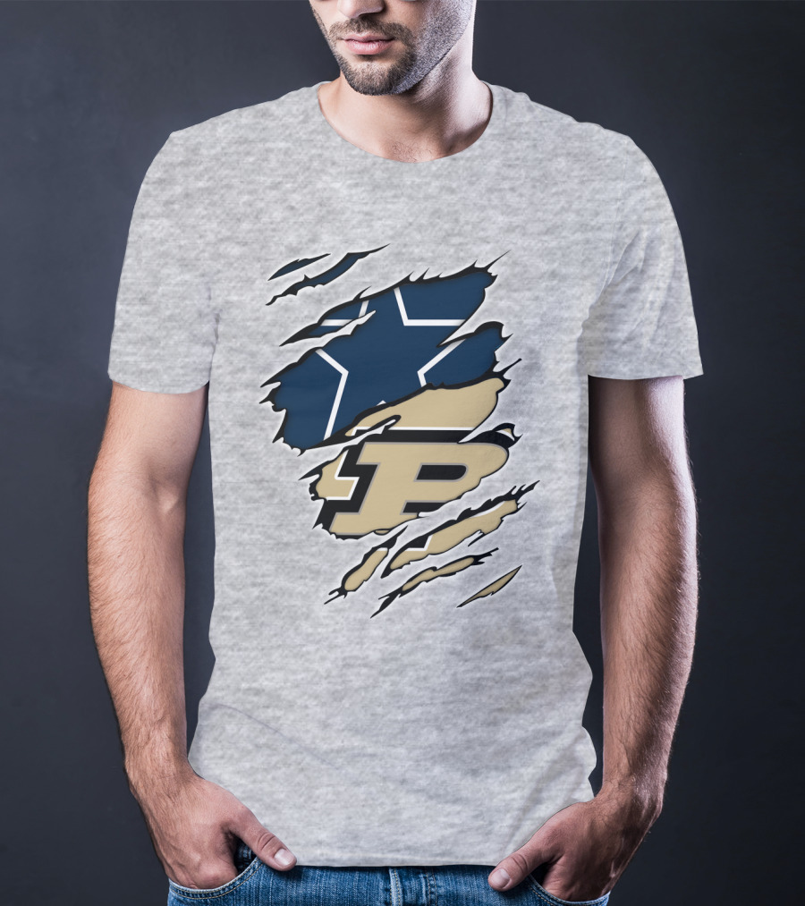 Cowboys Purdue Boilermakers Star T-Shirt