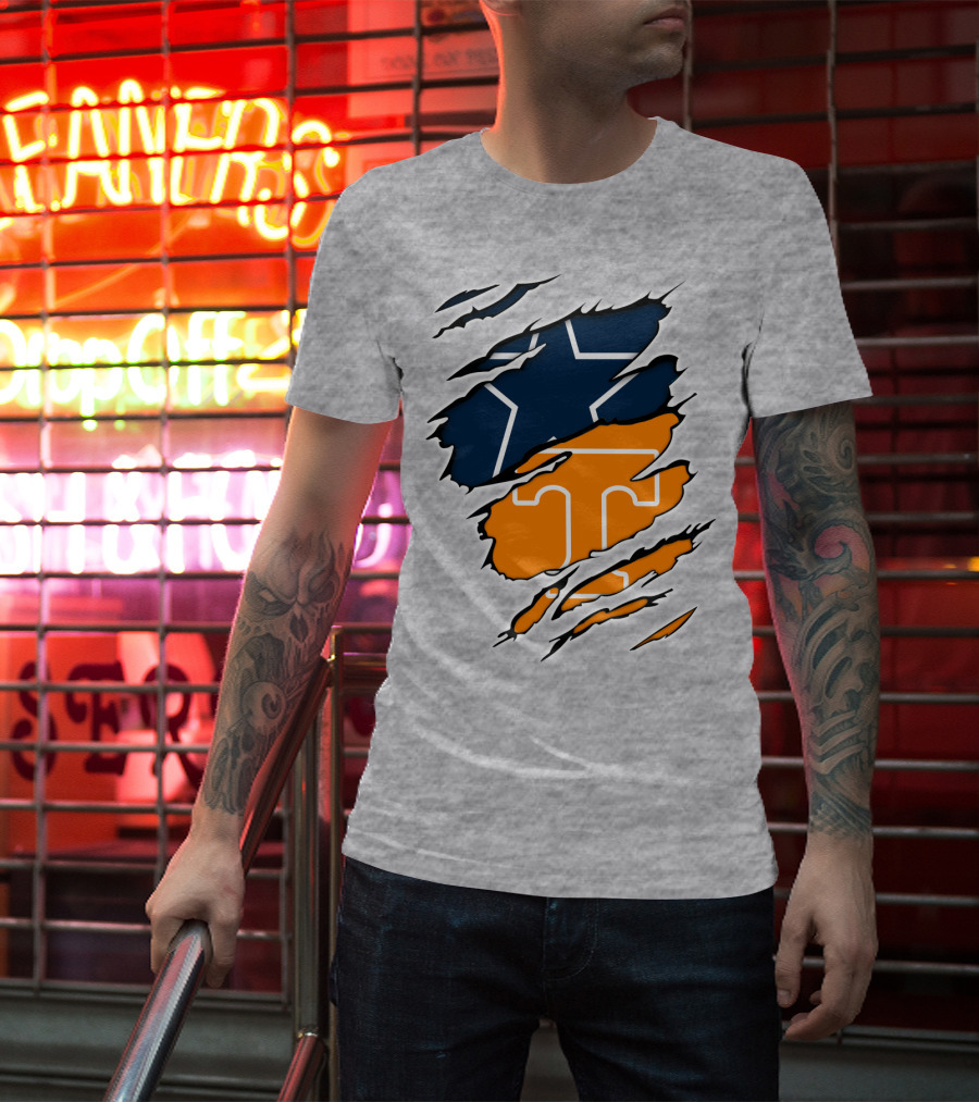 Cowboys Tennessee Vols Star Claw T-Shirt