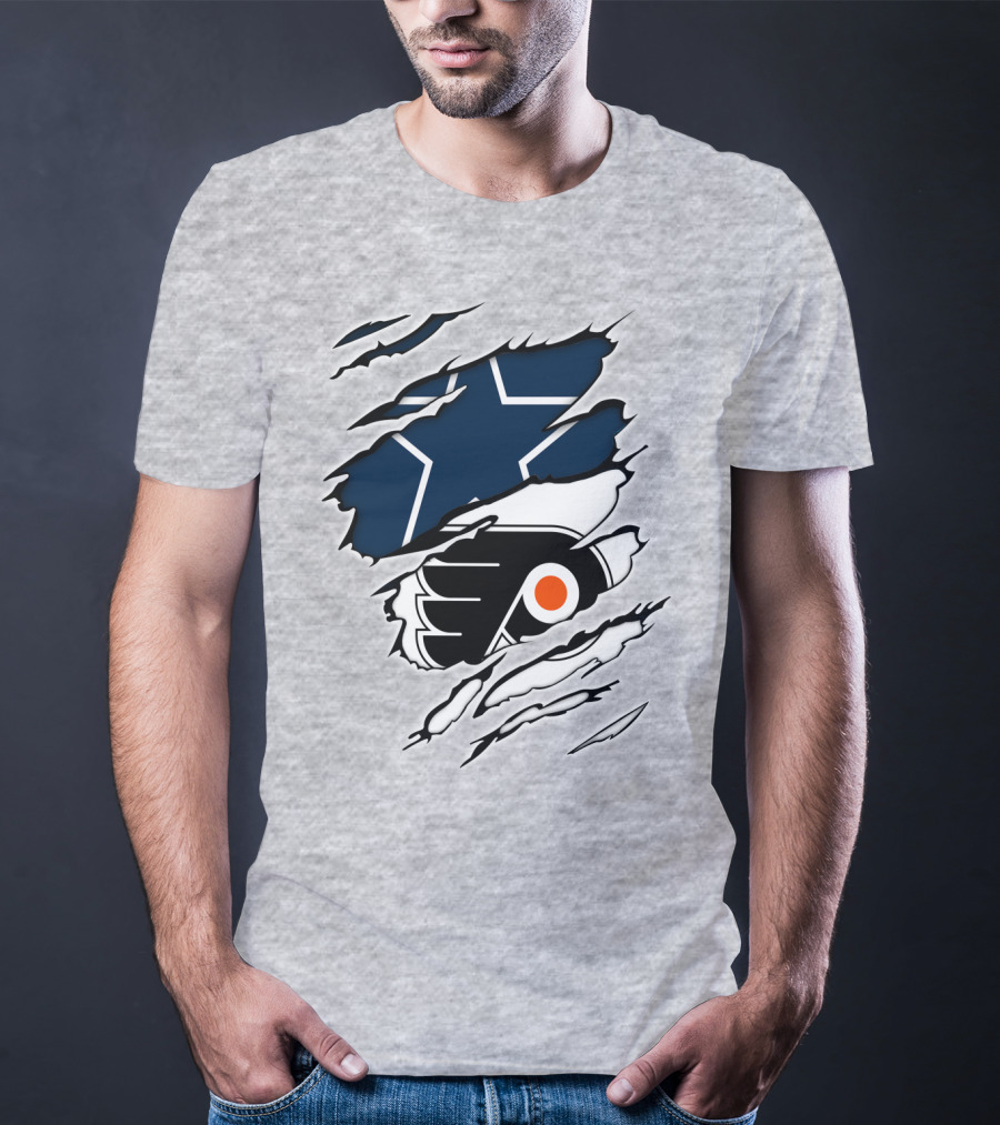Cowboys Flyers Cowboys Logos Blend T-Shirt