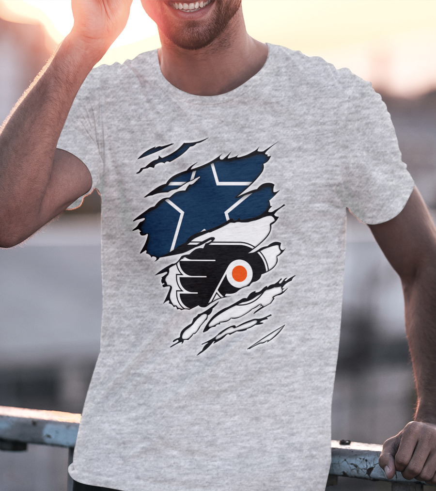 Cowboys Flyers Cowboys Logos Blend T-Shirt