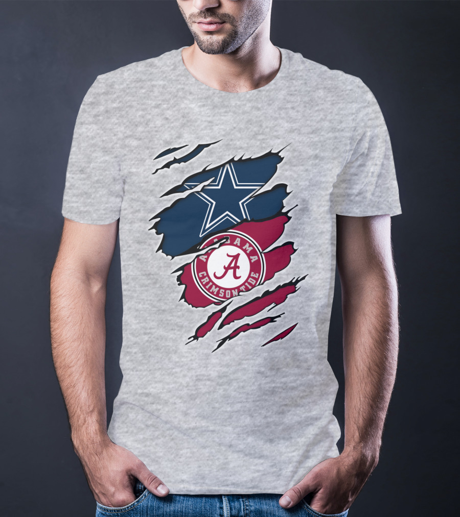 Dallas Cowboys Alabama Crimson Tide T-Shirt